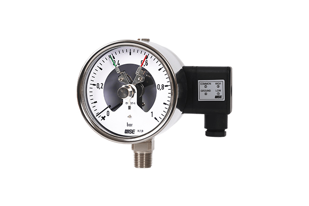 Electrical Contact Pressure Gauge With Aluminium Case