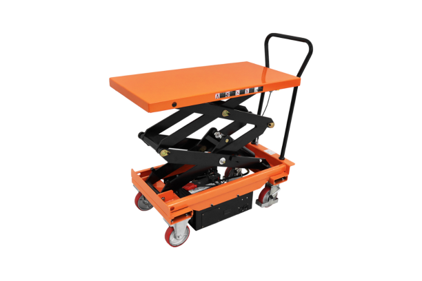 Two-stage electric vertical table lift