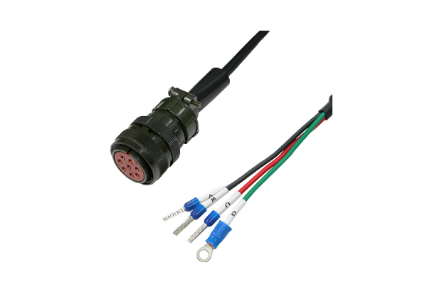 A6/A5 85W~2.0kW power cable (PANASONIC MINAS A6/A5 Servo Cable)