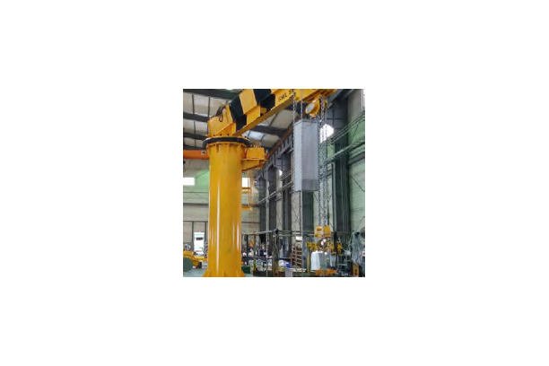 Jib crane with trolley hoists.(Pedestal & Wall mount type)