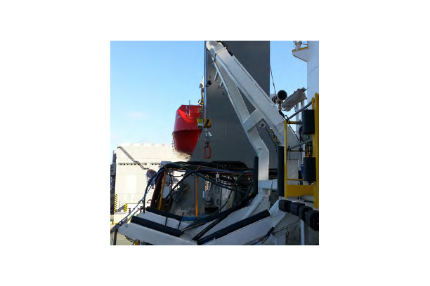 FAST RESCUE BOAT DAVIT(A-FRAME PIVOT HINGE TYPE)