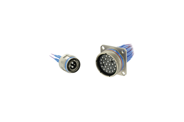 Souriau 8D ELIO® Series Circular Fiber Optic Termini