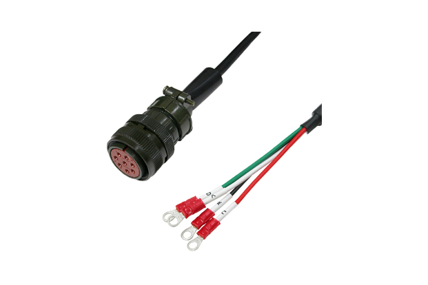 A6/A5 2.0~5.0kW power cable (PANASONIC MINAS A6/A5 Servo Cable)