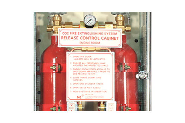 HIGH PRESSURE FIXED CO2 FIRE EXTINGUISHING SYSTEM