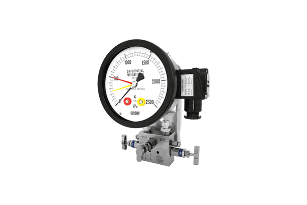 Differential pressure gauge with reed switch_P680 series