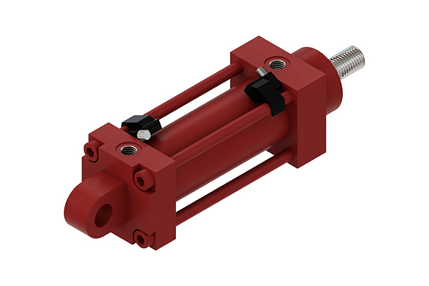 Tie Rod Cylinders HVB Series (Mounting by rear eye)