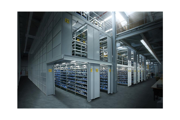 Static small parts storage (Order picking platforms)