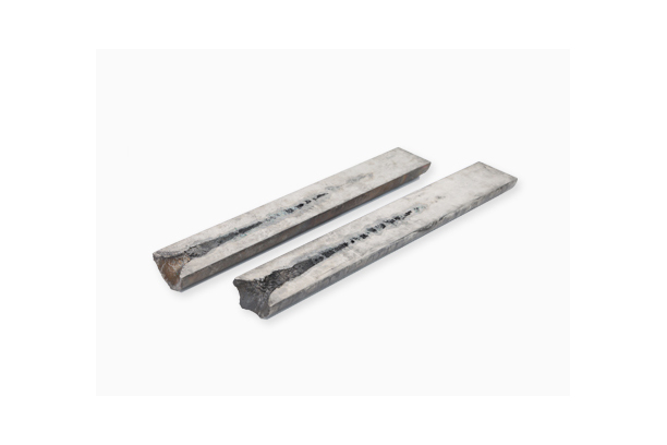 cut surface of the nickel master alloy