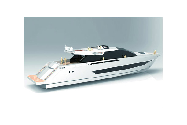 35M Aluminum Super Yacht