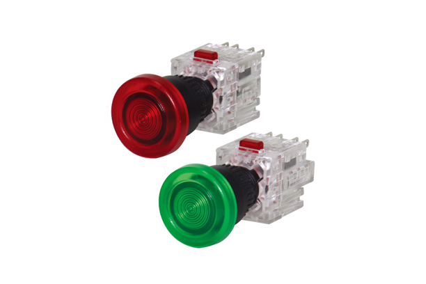 Lamp emergency push button switch