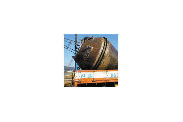 비표준형 등부표 (계류부이 (Mooring Bupy))