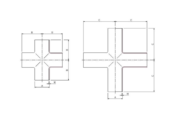 Weld Fittings - Cross Tee
