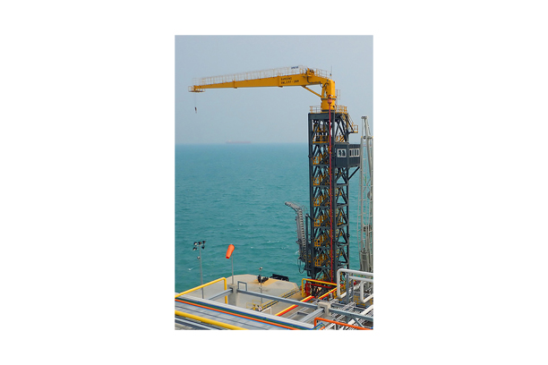 Column Type Gangway with Jib Crane