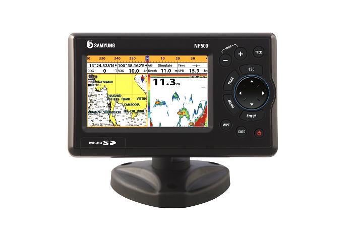 GPS Plotter + Fish Finder(Wide 5")