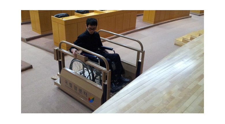 Portable Stage Lift for Concert Stage